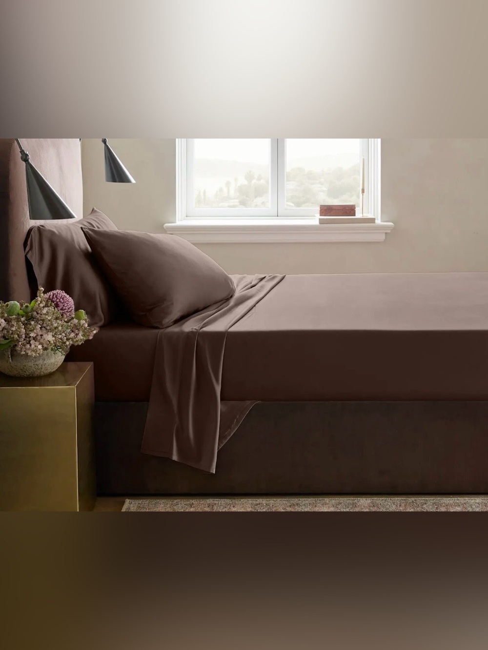 Quince Bamboo Flat And Fitted Sheet, King - No Pillowcases